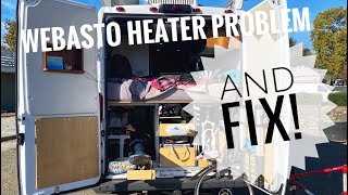 Webasto Heater Problem And FIX [upl. by Airtemad]