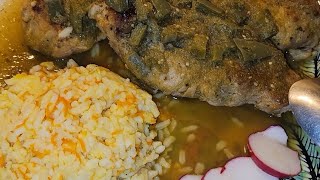 CArNE DE MARRaNO EN SAlSA VERDE ReCETA MUY FACIL [upl. by Stoffel573]