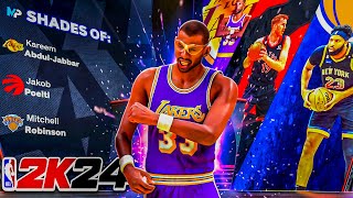 How To Make Kareem AbdulJabbar EXACT Build NBA 2K24 [upl. by Asilef919]