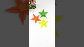 DIY Creative Origami FivePointed Star  Easy Paper Craft Tutorial [upl. by Anthe503]