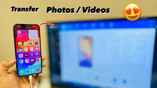 How to transfer Photos Videos from iPhone to Laptop  Transfer Photos from iPhone to windows [upl. by Sitra754]