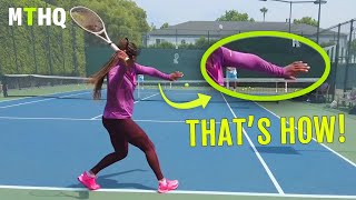 How To Make PERFECT Contact With the Ball  Tennis Forehand Lesson [upl. by Carlson]