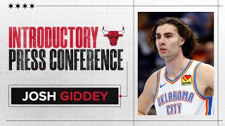 Josh Giddey Introductory Press Conference  Chicago Bulls [upl. by Phalan]