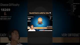 Bro chooses the difficulty in the South Park game ☠️ ishowspeed southpark speed ishowspeedshorts [upl. by Devonne875]