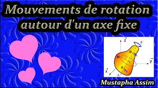 Mouvements de rotation autour d un axe fixe [upl. by Araik]