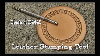 Craftool D444 Leather Stamping Tool [upl. by Adabel676]