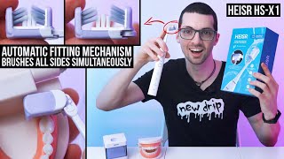 Triple Toothbrush Became REAL  HEISR HSX1 3Sided Toothbrush Review amp Test [upl. by Walls]