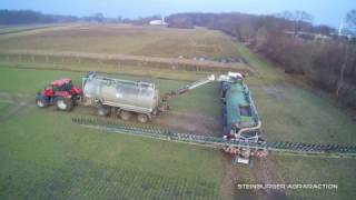 Gülle Ausbringung mit Lohnunternehmen Blunk 2017 Fendt Kaweco TYPHOON G [upl. by Ford]