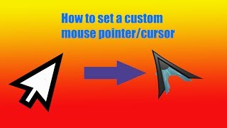 How to set a custom mouse cursor windows 10 [upl. by Glorianna]