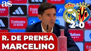 MARCELINO RUEDA PRENSA completa REAL MADRID 2  VILLARREAL 0 hoy [upl. by Hildie]