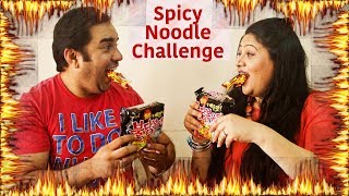 10X SPICY KOREAN NOODLES CHALLENGE with CHOPSTICKS😱 INDIA Vs JAPAN EATING COMPETITION🔥 Ep689 [upl. by Phillis169]