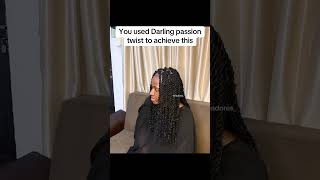 Passion twist hairstyle chiamakaugo278 nadores youtubeshorts fyp locs world africa [upl. by Eada]