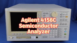 Agilent 4156C Semiconductor Analyzer [upl. by Trab]