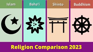 Islam vs Bahaism vs Shinto vs Buddhism  Religion Comparison 2023  Bahai vs Muslim [upl. by Eseilenna39]