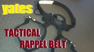 Tactical Rappel Belt amp Demo [upl. by Ezara578]