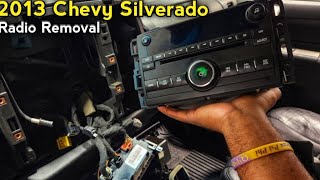 Chevy Silverado Radio Removal Replacement in 1 minute [upl. by Neri647]