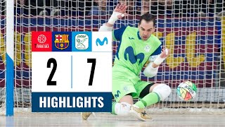 HIGHLIGHTS Jornada 13  Barça vs Movistar Inter FS [upl. by Swainson]