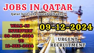 Jobs in Qatar 2024  High Salary Jobs  Walkin Interview Qatar Job qatarjobs qatarvacancies job [upl. by Eihcir]