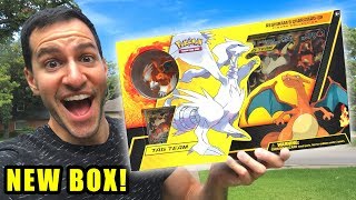 NEW POKEMON CARDS CHARIZARD BOX Opening Reshiram FIGURE COLLECTION GX Box With UNIFIED MINDS [upl. by Low407]