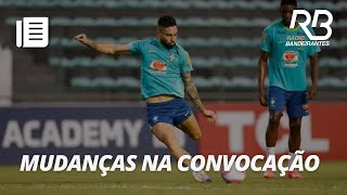 Dorival convoca Dodô e Alex Telles para jogo contra o Uruguai  Resenha SeguroBet [upl. by Gyimah366]