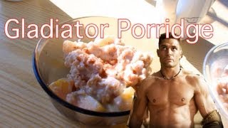 Bodybuilding Frühstück Gladiator Porridge [upl. by Ellerret965]