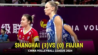 Arina fedorovtseva  Shanghai vs Fujian  China volleyball League 20242025 [upl. by Yaral694]