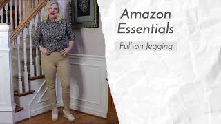 Amazon Essentials Womens Stretch PullOn Jegging review video [upl. by Ahsela]