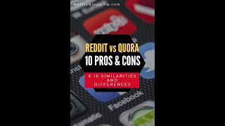 10 Advantages and Disadvantages of Reddit Vs Quora [upl. by Thill575]