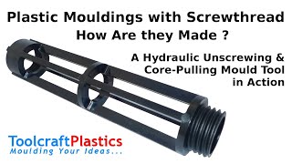 How to Make Threaded Plastic Mouldings  Automated Process [upl. by Lehsar322]