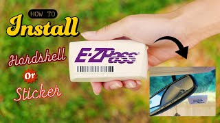 How To Install E ZPass Toll Pass Easy Simple [upl. by Rosalinde]