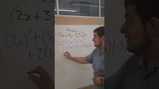 Trinomio al cuadrado parte 2  profesor Díaz algebra [upl. by Sibyl25]