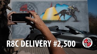 Lucky 2500 National Corvette Museum R8C Delivery Program Makes 2500th 2023 Corvette Delivery [upl. by Anhavas]