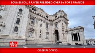 Ecumenical Prayer presided over by Pope Francis October 11 2024 [upl. by Calmas]