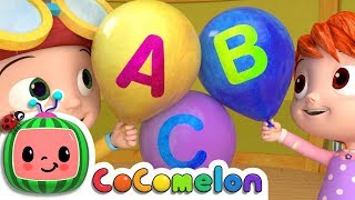 ABC Song with Balloons  CoComelon Nursery Rhymes amp Kids Songs [upl. by Mclaurin]