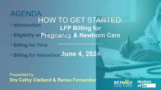 How to get started LFP Billing for Pregnancy amp Newborn Care [upl. by Rickie]