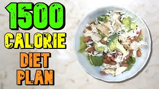 EASY 1500 Calorie Meal Plan For Weight LOSS amp Feeling FULL [upl. by Avid]