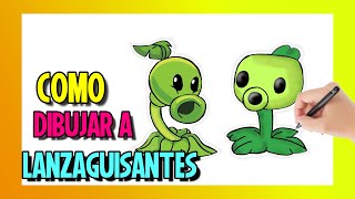 Como Dibujar a Lanzaguisantes I How to Draw Peashooter I Plantas vs Zombies I Funko POP [upl. by Darice]