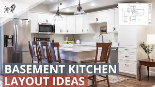 3 Basement Kitchen Layout Ideas to Consider [upl. by Rozek]