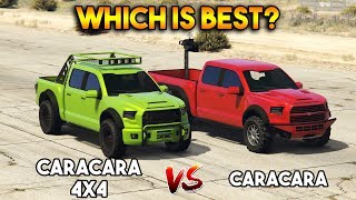 GTA 5 ONLINE  CARACARA 4X4 VS CARACARA 6X6 WHICH IS BEST [upl. by Anial]