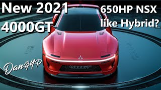 The new 2021 4000 GT  Mitsubishi GTO concept  JDM LEDGEND REBORN [upl. by Okier]