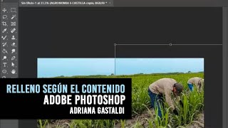 Rellenar según el contenido en Photoshop [upl. by Juno7]