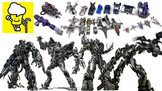 Transformers Movie G1 Megatron Soundwave Starscream Shockwave collection トランスフォーマー 變形金剛 [upl. by Rubio243]