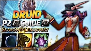 DRUID LvL 40 GUIDE BIS SPEC Season of Discovery Phase 2  Classic WOW [upl. by Reggis]