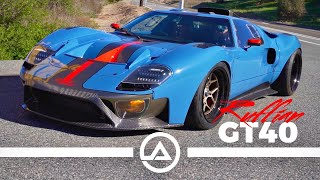 Custom Widebody Ford GT40 Restomod  8000 RPM Monster [upl. by Yerocal]