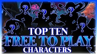 Top 10 BEST Characters For Free To Play Players  Genshin Impact [upl. by Dinah439]