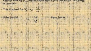 Rearranging Kinematics Formulas SPH4C [upl. by Abebi]