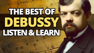 The Best Of Debussy Solo Piano With AI Story Art  Listen amp Learn [upl. by Kori]