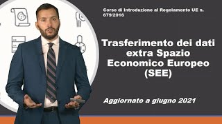 Corso Privacy GDPR  Modulo Trasferimento Dati Extra UE [upl. by Vance]