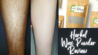 Nimify Beauty HERBAL WAX POWDER Review Easy HAIR removal at HOME within 15 Min ‎sanasbeautytricks [upl. by Dorn]