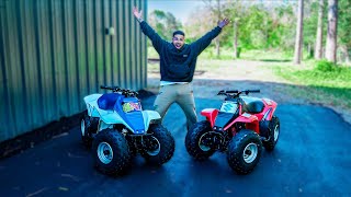 Testing The Worlds Best Wheelie Quad  Braap Vlogs [upl. by Xed]